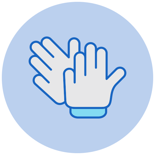 handschuhe Generic color lineal-color icon