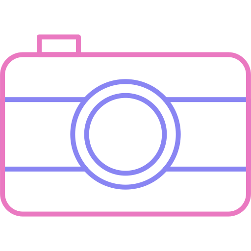 古いカメラ Generic color outline icon