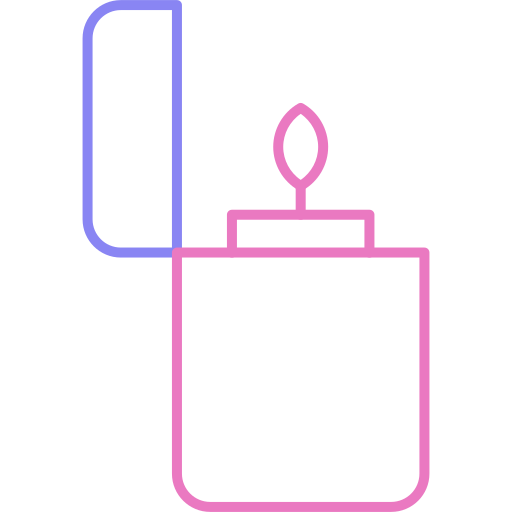encendedor Generic color outline icono