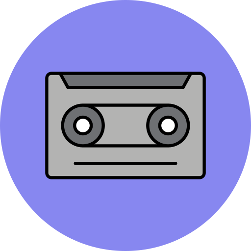 kassette Generic color lineal-color icon