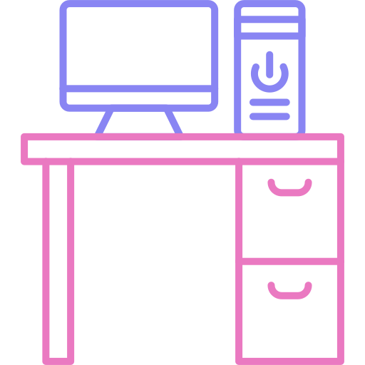 mesa Generic color outline icono