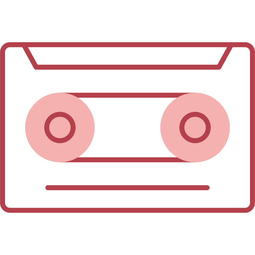 cassette Generic color lineal-color Icône