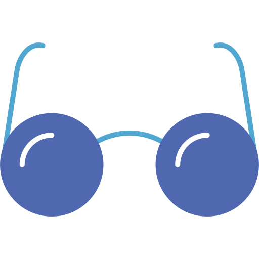 Eyeglasses Generic color fill icon