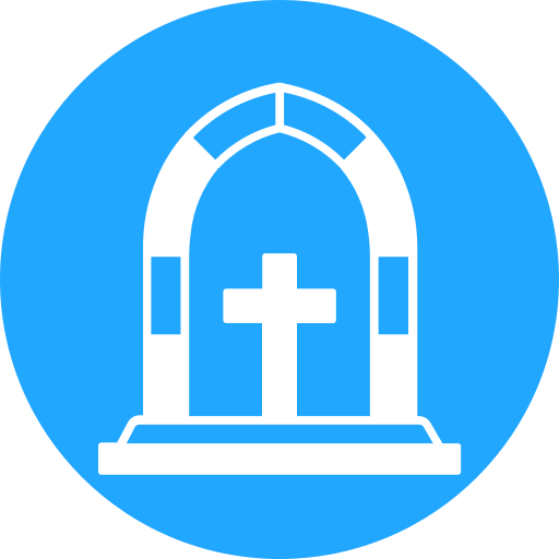 finestra della chiesa Generic color fill icona