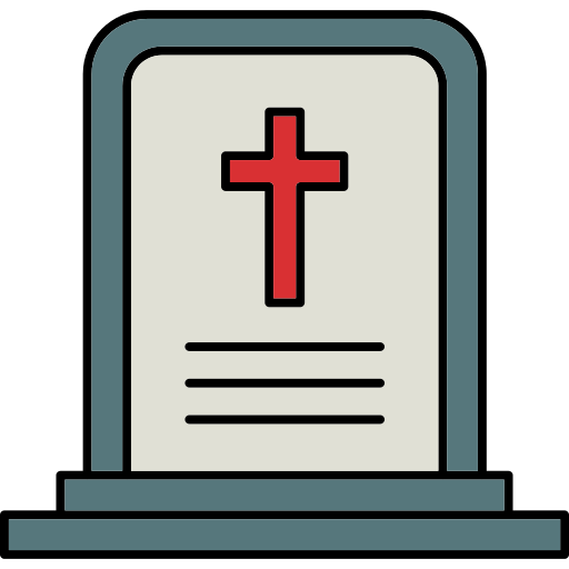 grób Generic color lineal-color ikona