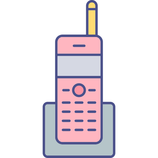 コードレス電話 Generic color lineal-color icon