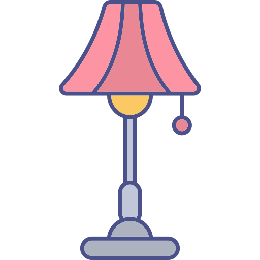 lámpara de piso Generic color lineal-color icono
