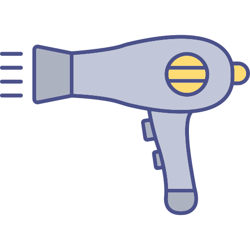 Hair dryer Generic color lineal-color icon