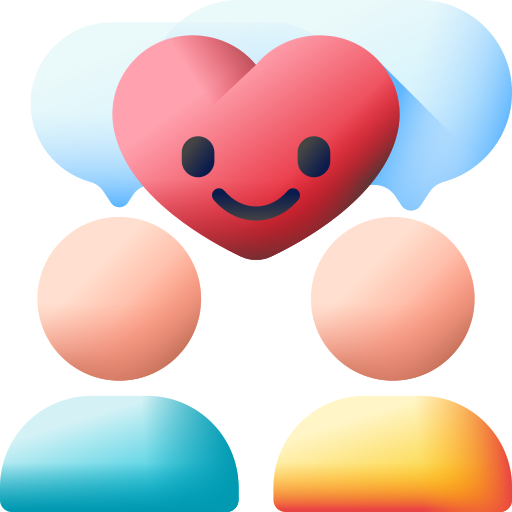 liefde 3D Color icoon
