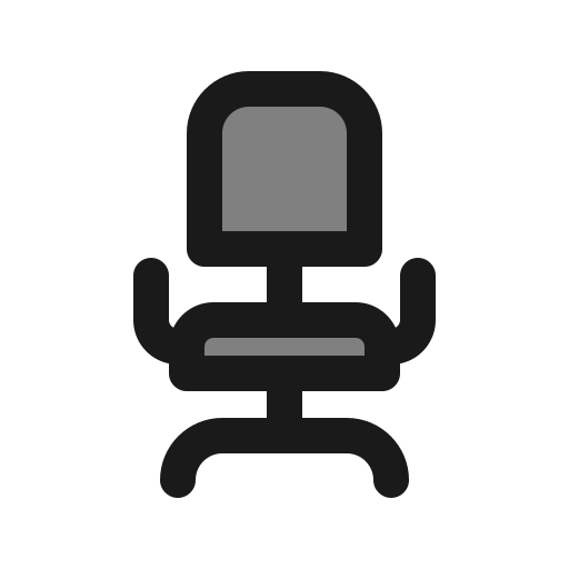 chaise de bureau Generic color lineal-color Icône