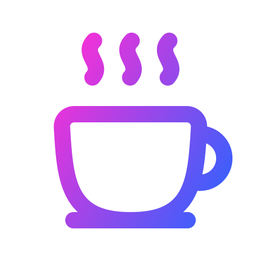 Чашка кофе Generic gradient outline иконка