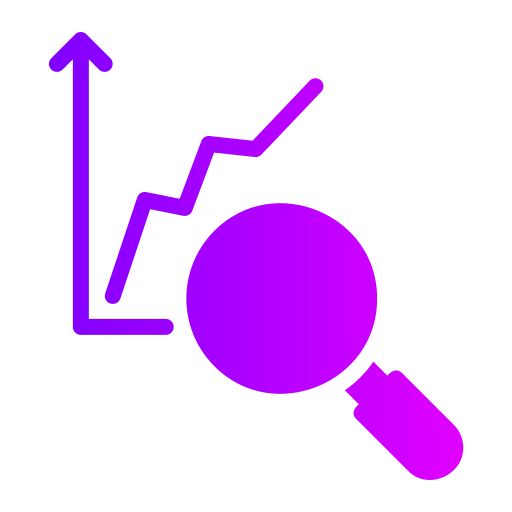 analisi dei dati Generic gradient fill icona