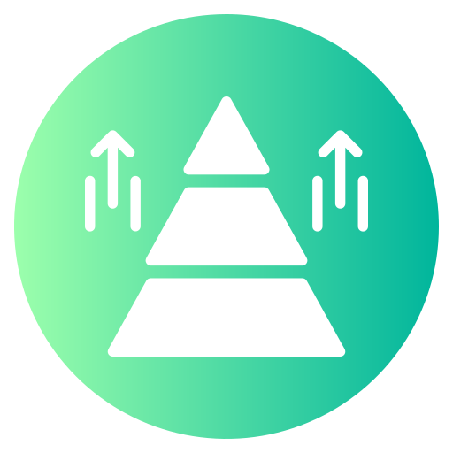 pyramide Generic gradient fill icon