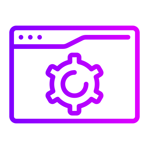 optimisation web Generic gradient outline Icône