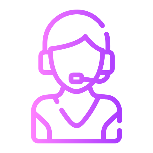 Customer service agent Generic gradient outline icon