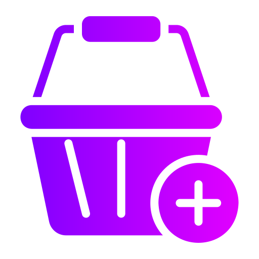 Add to Basket Generic gradient fill icon