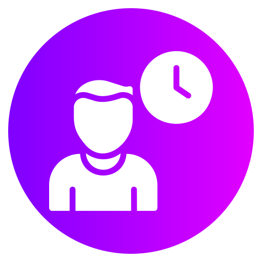 Time management Generic gradient fill icon