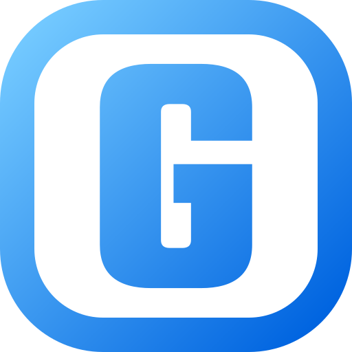 文字g Generic gradient fill icon