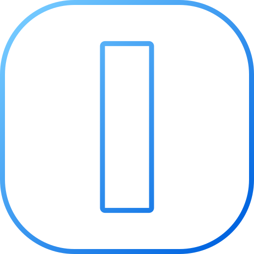 buchstabe i Generic gradient outline icon