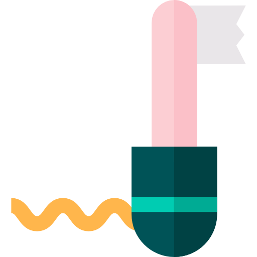 elektrische zahnbürste Basic Straight Flat icon