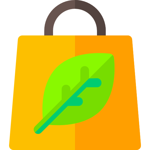 Eco bag Basic Rounded Flat icon