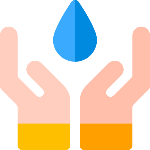 ahorrar agua Basic Rounded Flat icono