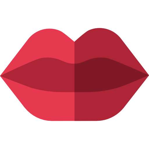 Lips Basic Straight Flat icon
