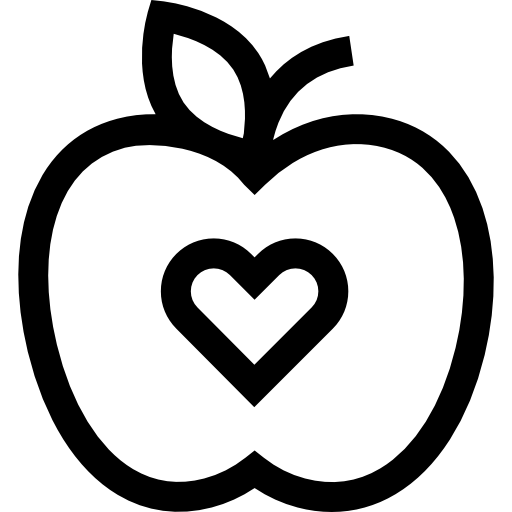 manzana Basic Straight Lineal icono