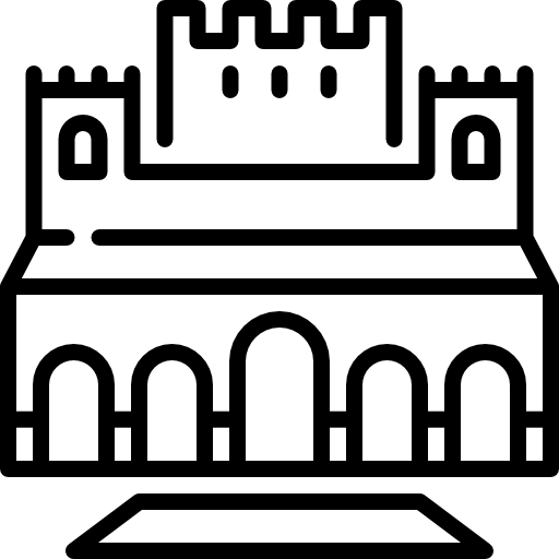 alhambra granada Special Lineal icono