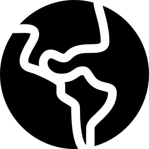 globo Basic Rounded Filled icono
