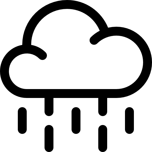 비 Basic Rounded Lineal icon