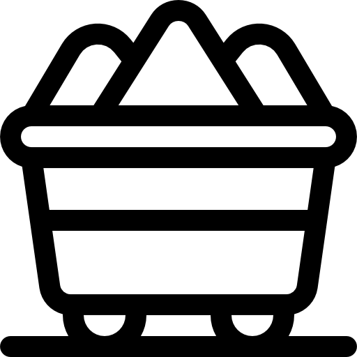 石炭 Basic Rounded Lineal icon