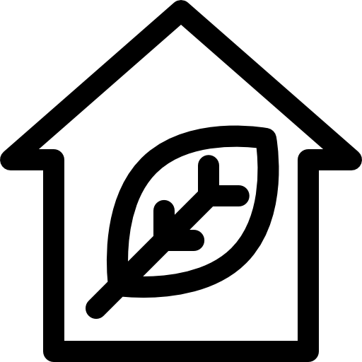 그린 홈 Basic Rounded Lineal icon