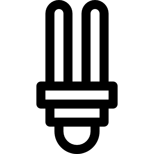 전구 Basic Rounded Lineal icon