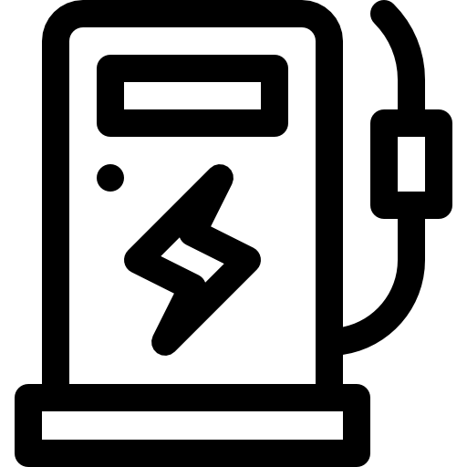 電気駅 Basic Rounded Lineal icon