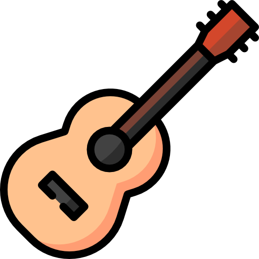 Spanish guitar Special Lineal color icon