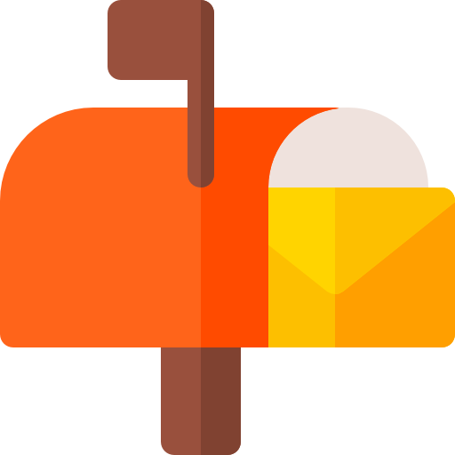 mail Basic Rounded Flat icon