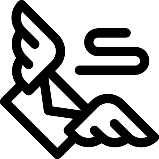 우편 Basic Rounded Lineal icon