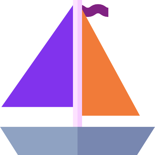 segeln Basic Straight Flat icon