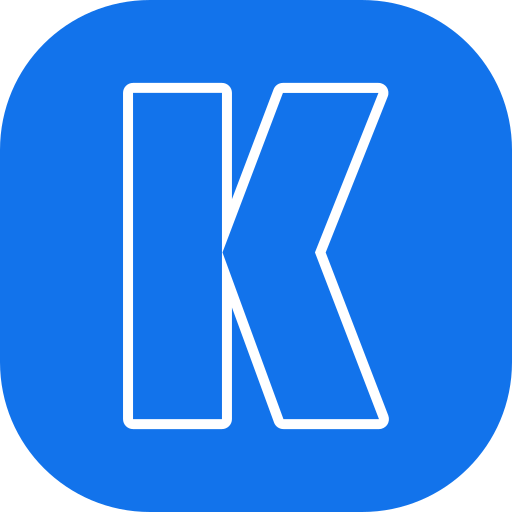 Letter k Generic color fill icon