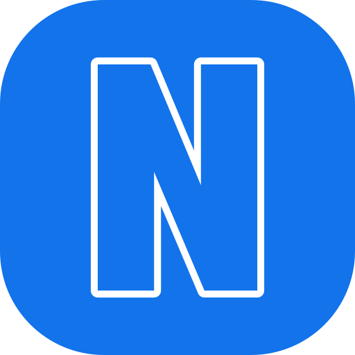 Letter N Generic color fill icon