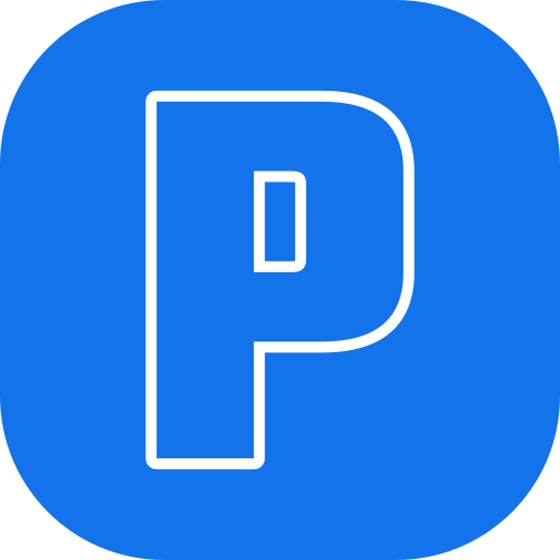 Letter P Generic color fill icon