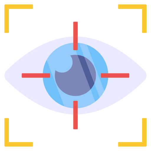 目の認識 Generic color fill icon