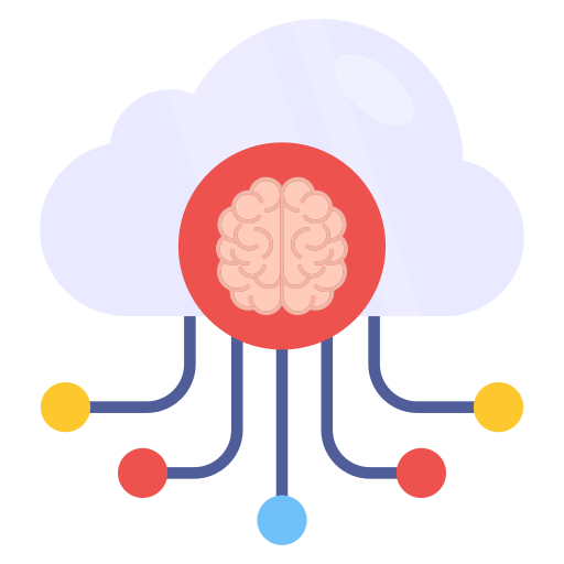 cloud-netwerk Generic color fill icoon
