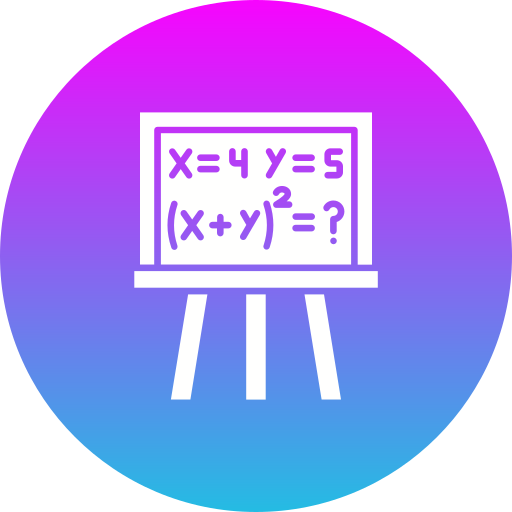 대수학 Generic gradient fill icon
