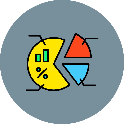 kuchendiagramm Generic color lineal-color icon