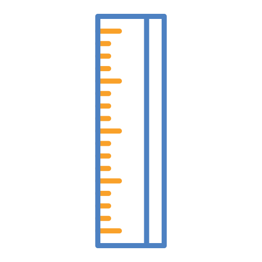 Ruler Generic color outline icon