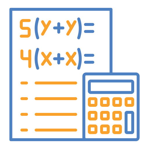 Calculator Generic color outline icon