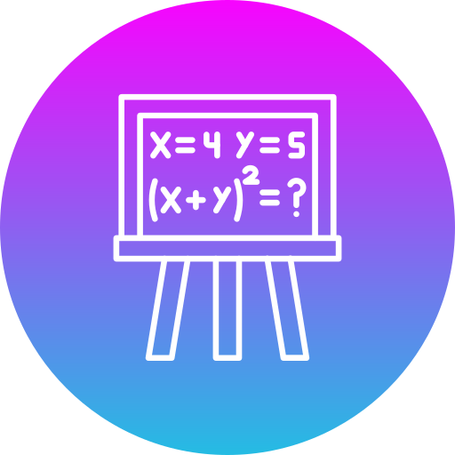 Algebra Generic gradient fill icon