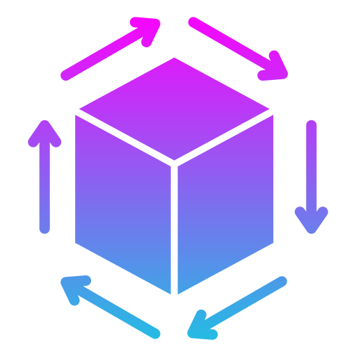 cubo Generic gradient fill icona